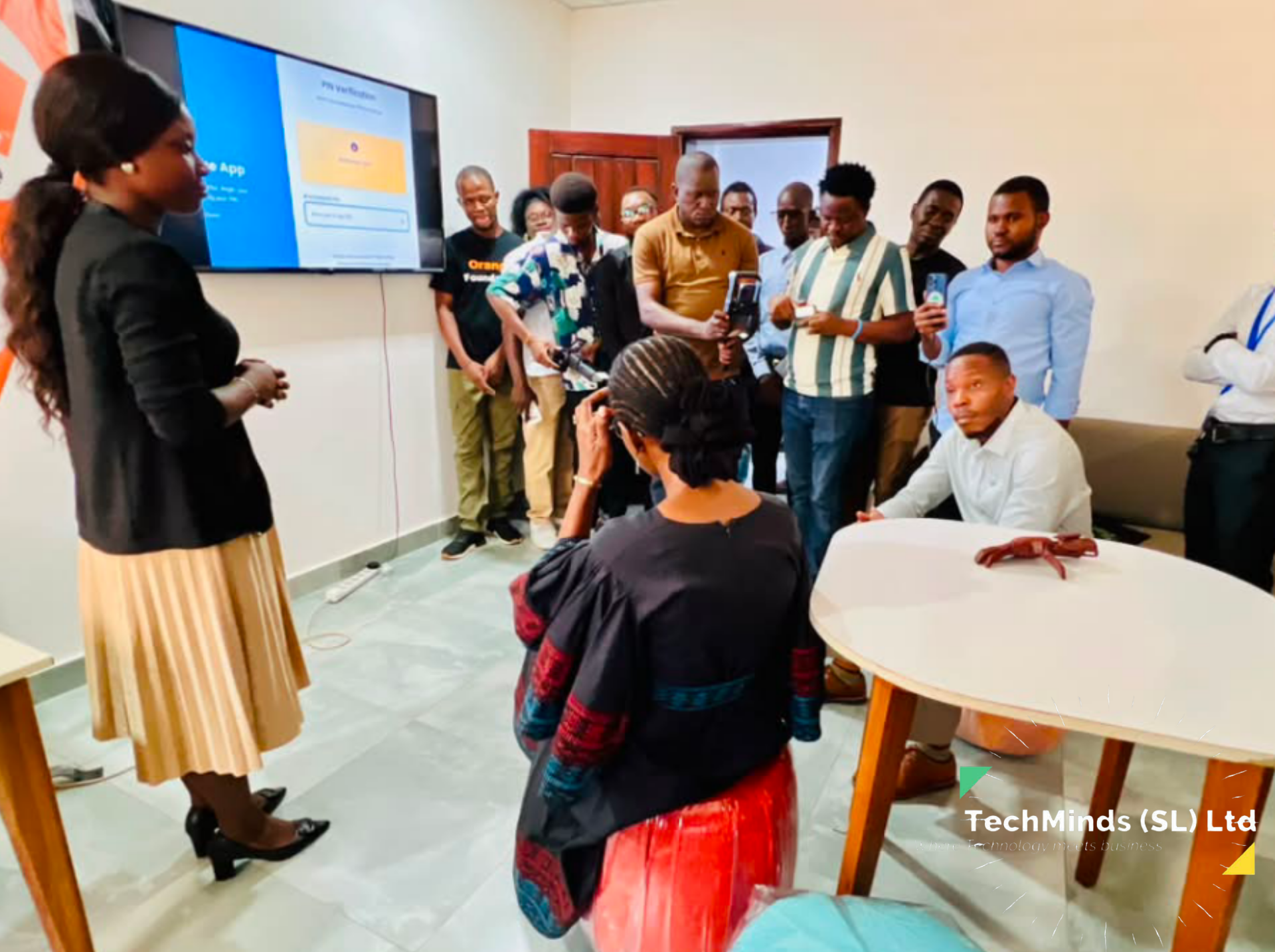 Smart College showcased to Chief Minister David Sengeh